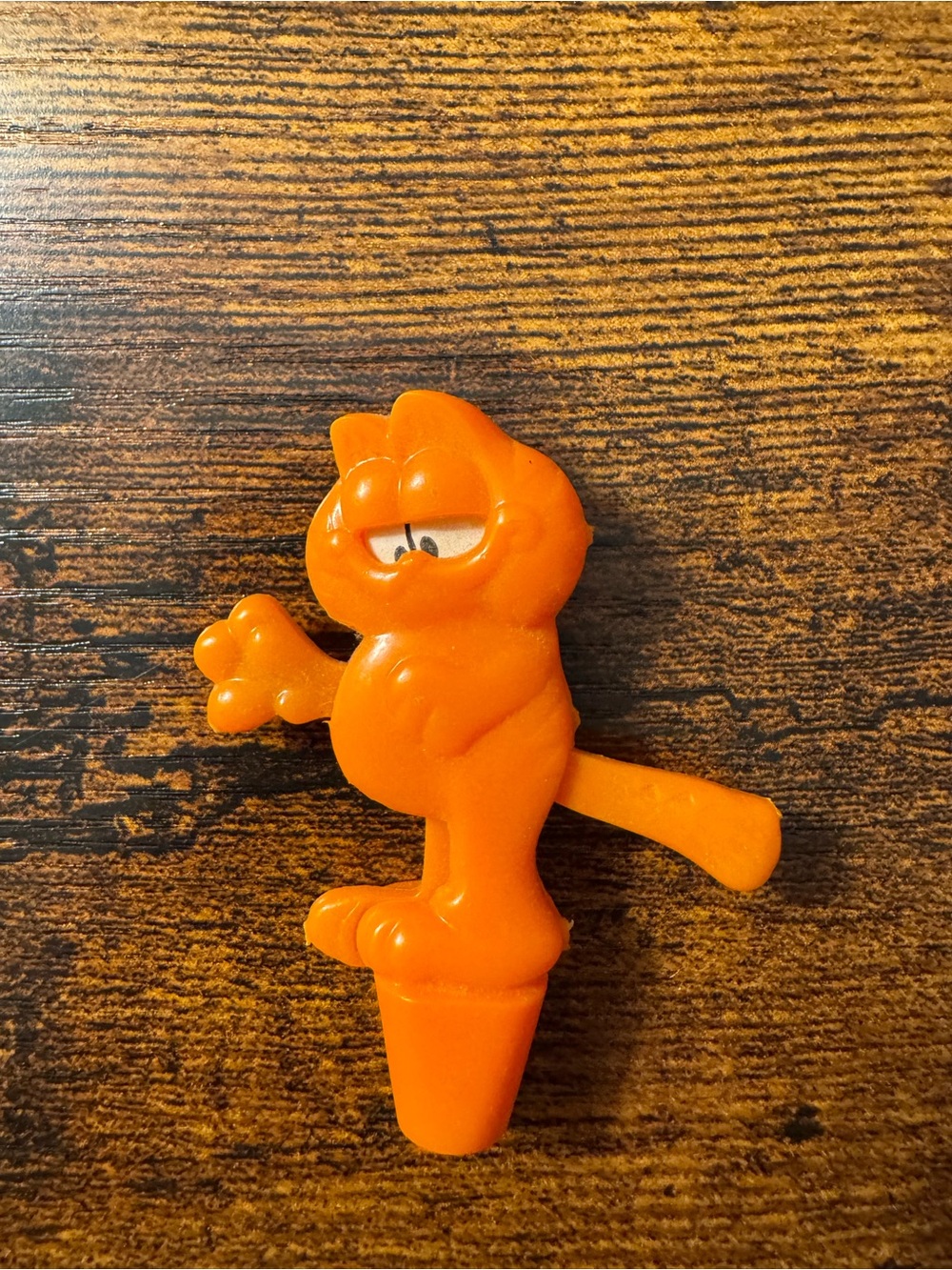 Vintage Garfield Kellogg’s Plastic Pencil Topper with Moving Parts